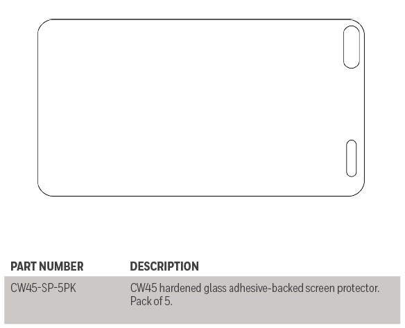 CW45 Screen Protector